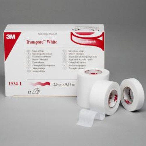 3M 15342 Hypoallergenic Surgical Tape, Box of 6 - Image 2