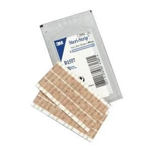3M B1557 SteriStrip Blend Tone Skin Closure Strip, 1/2" x 4" Tan. 1 count