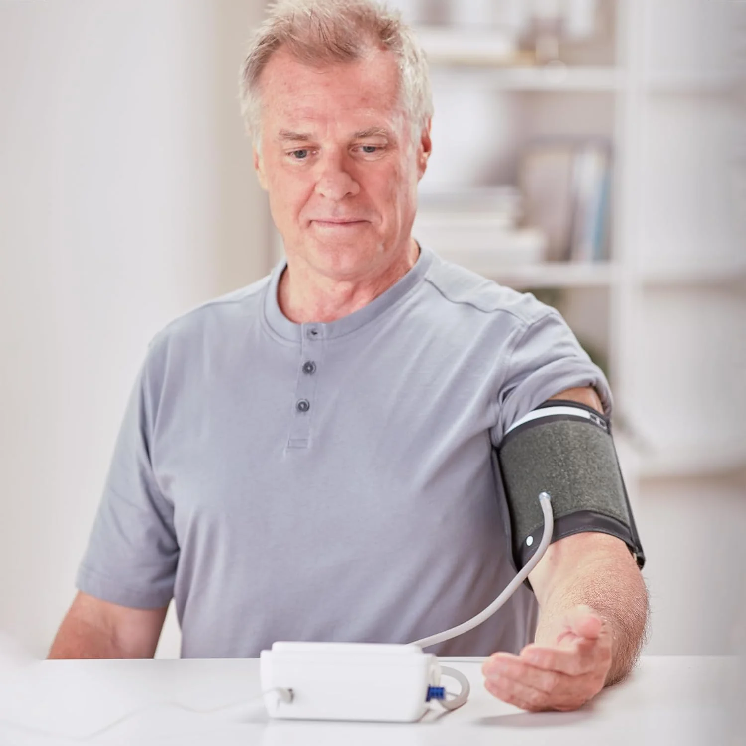 A&D Medical Premium Multi-User Blood Pressure Monitor, Wide Range Blood Pressure Cuff (22 - 42 cm / 8.6 - 16.5”) Home BP Monitor with AC Adapter - Image 4