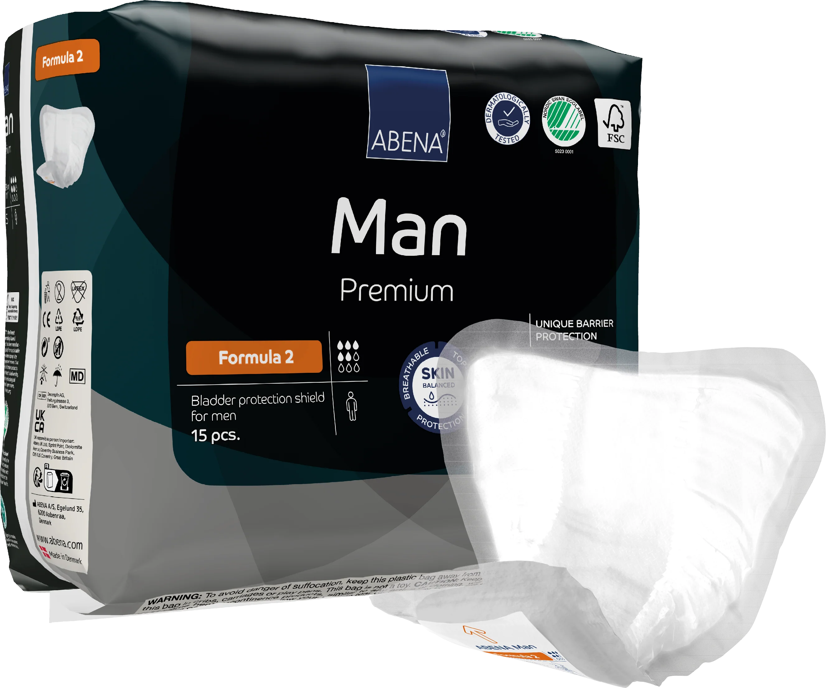Abena Man Premium Bladder Protection Shield, Formula 1