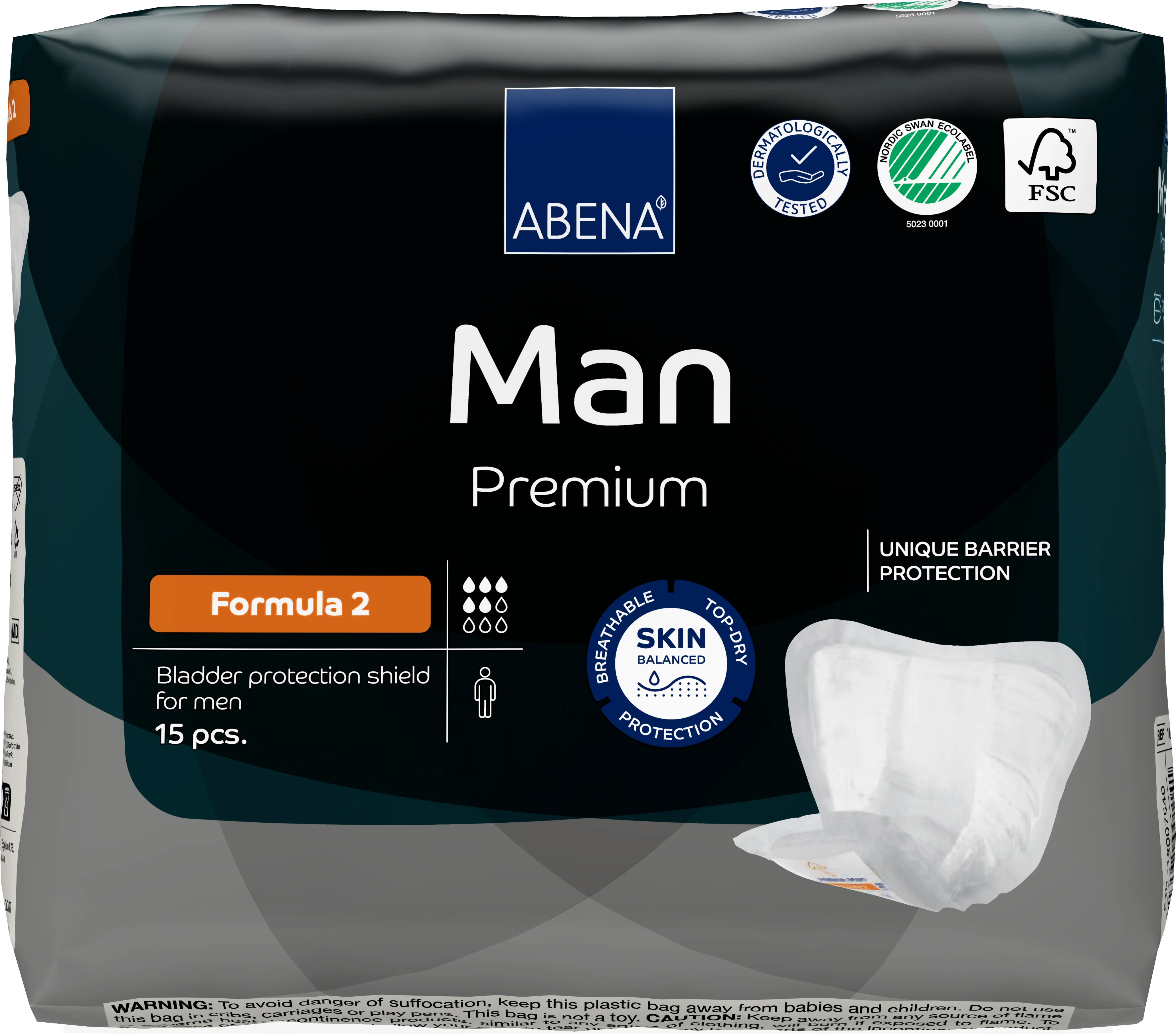 Abena Man Premium Bladder Protection Shield, Formula 1 - Image 2