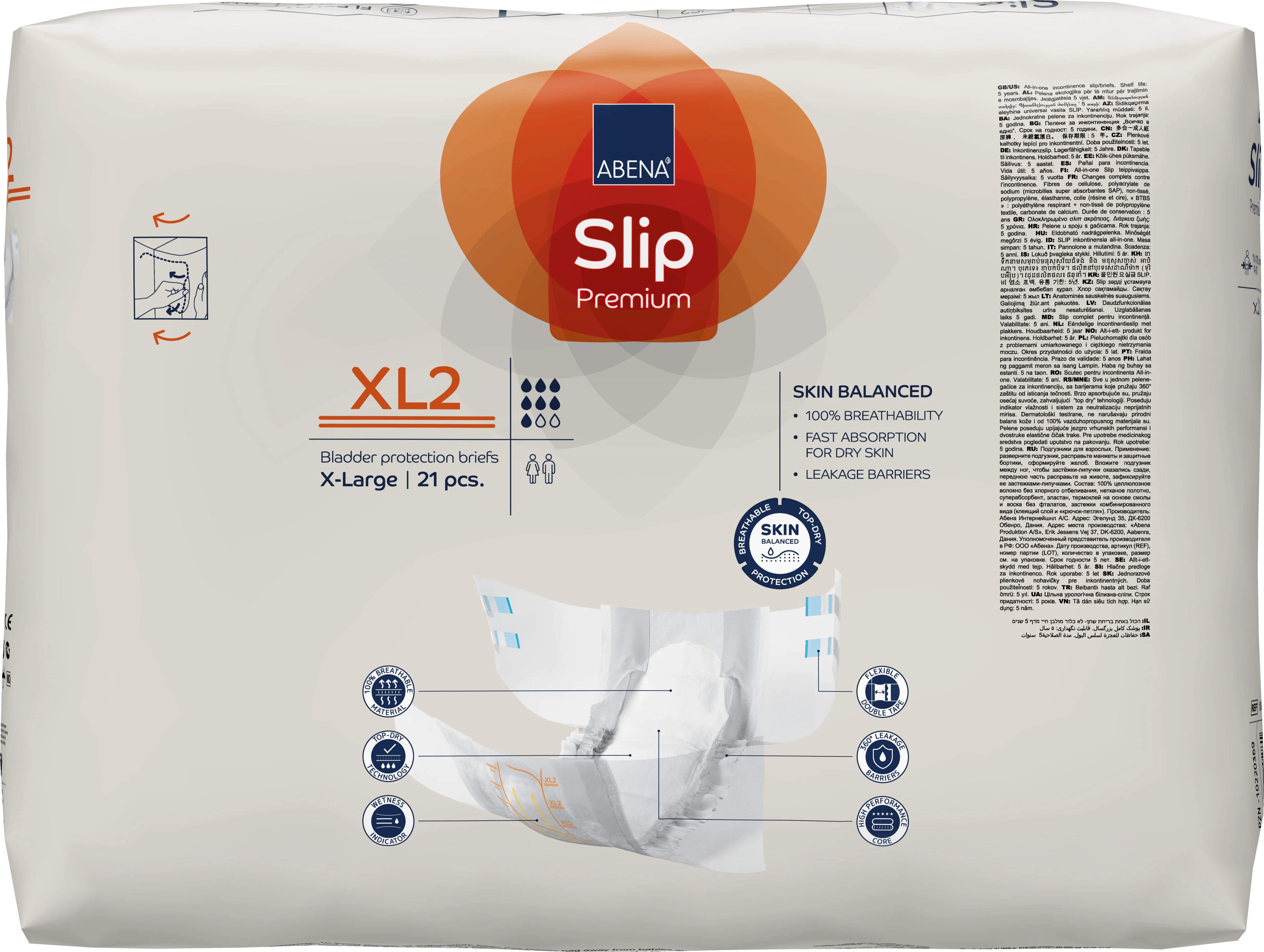 Abena Slip Premium Incontinence Brief - Image 3