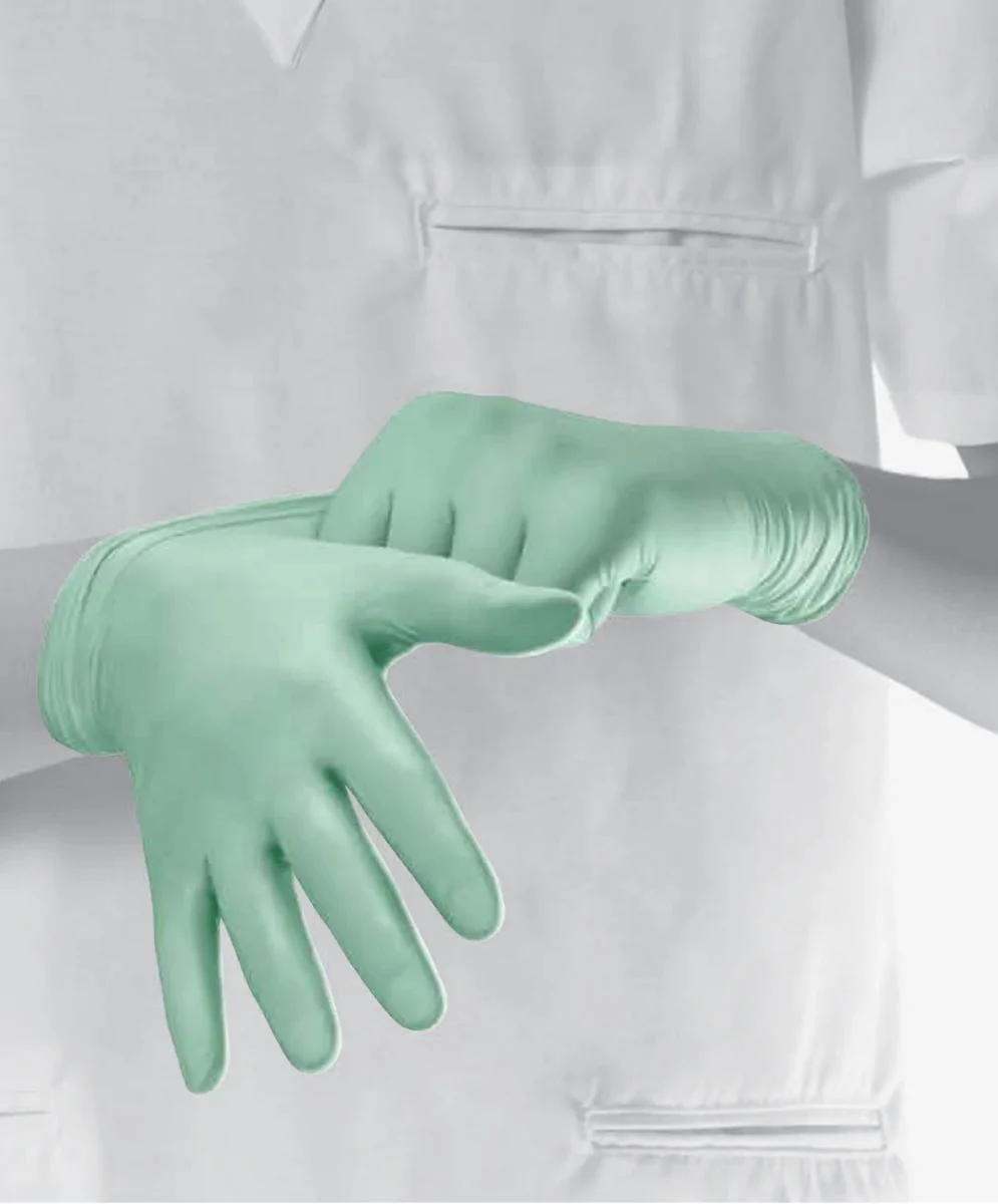 AloeTouch Sterile 9 Inch Powder-Free Nitrile Exam Gloves - Image 2