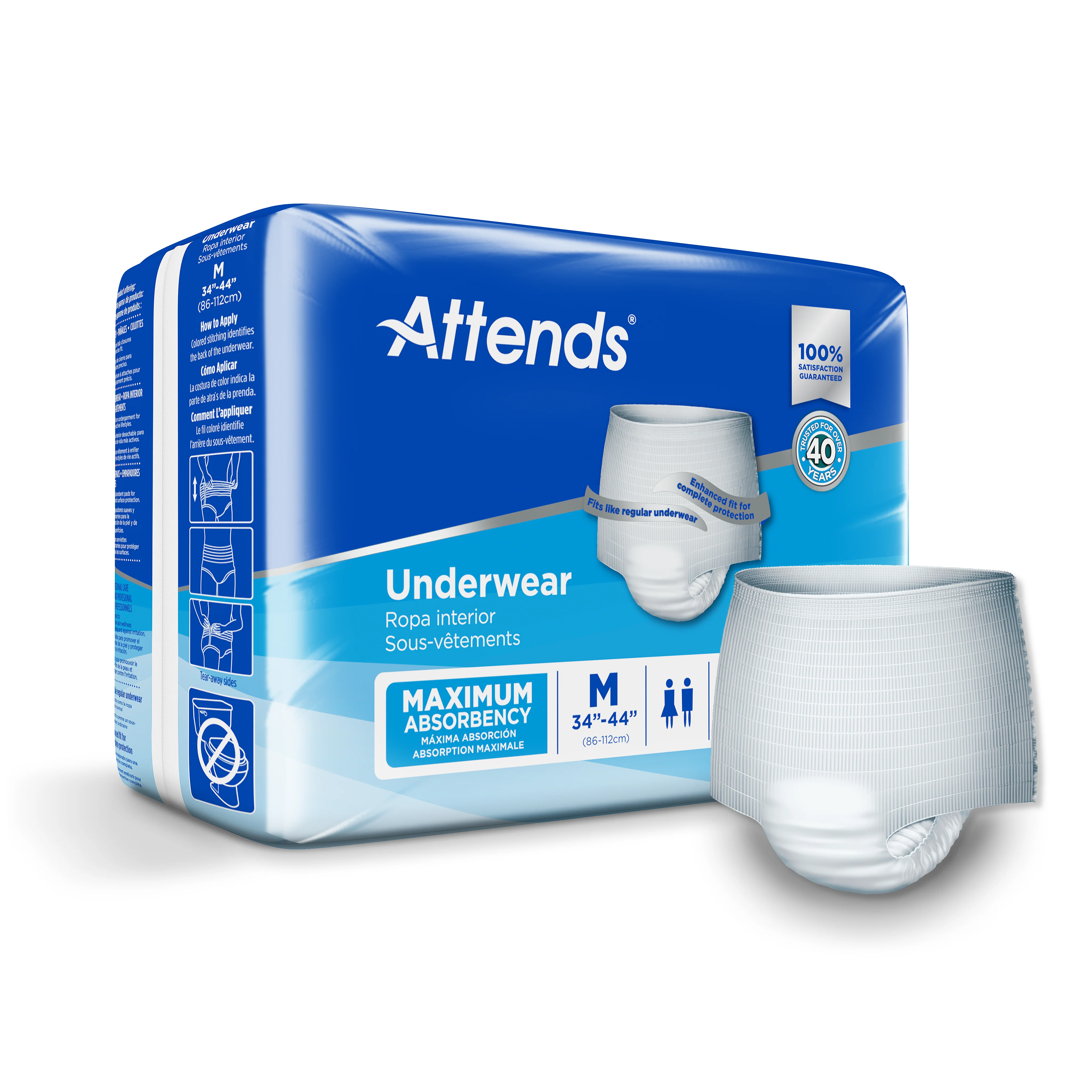 Attends Underwear, Maximum Absorbency