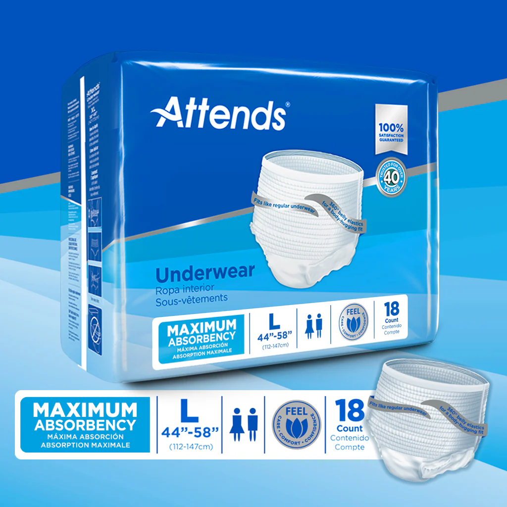 Attends Underwear, Maximum Absorbency - Image 8