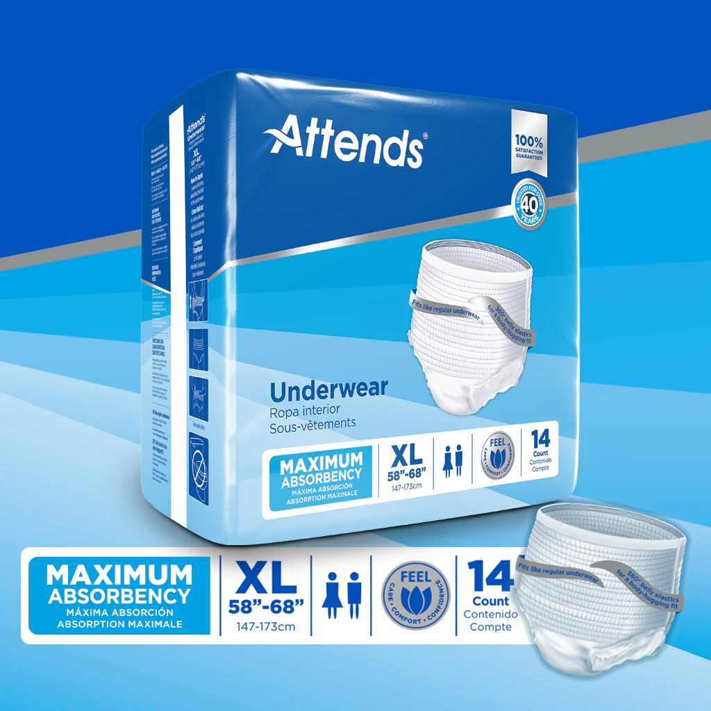 Attends Underwear, Maximum Absorbency - Image 9