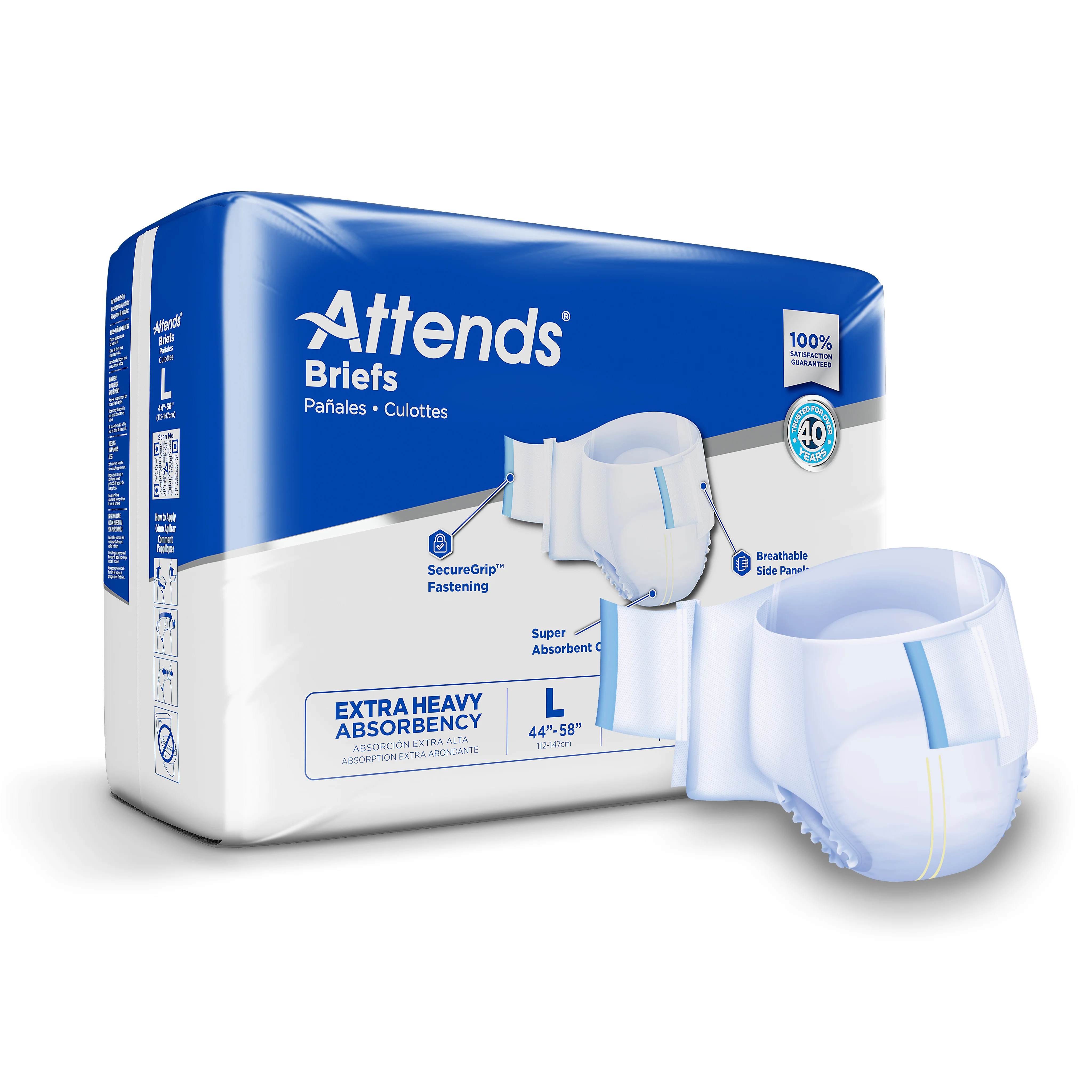 Attends Brief, Extra Heavy Absorbency - Image 9