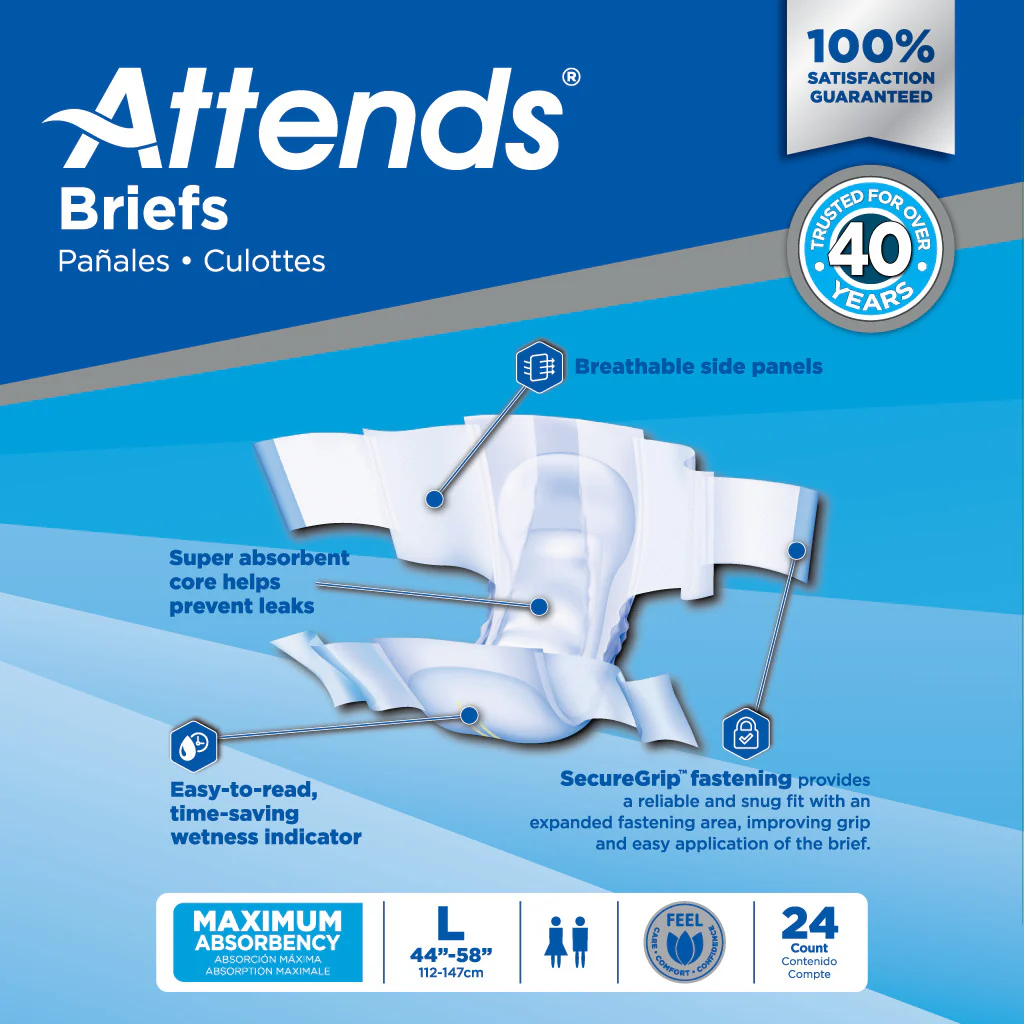 Attends Brief, Maximum Absorbency - Image 11