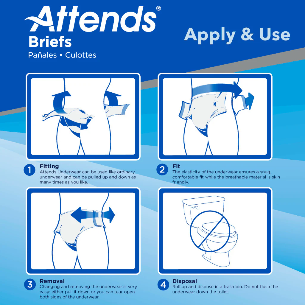 Attends Brief, Maximum Absorbency - Image 13
