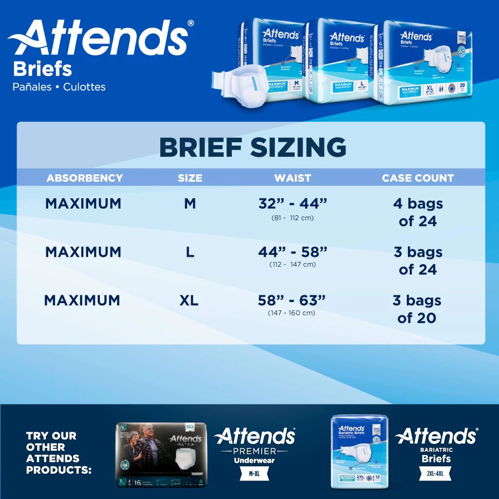 Attends Brief, Maximum Absorbency - Image 20