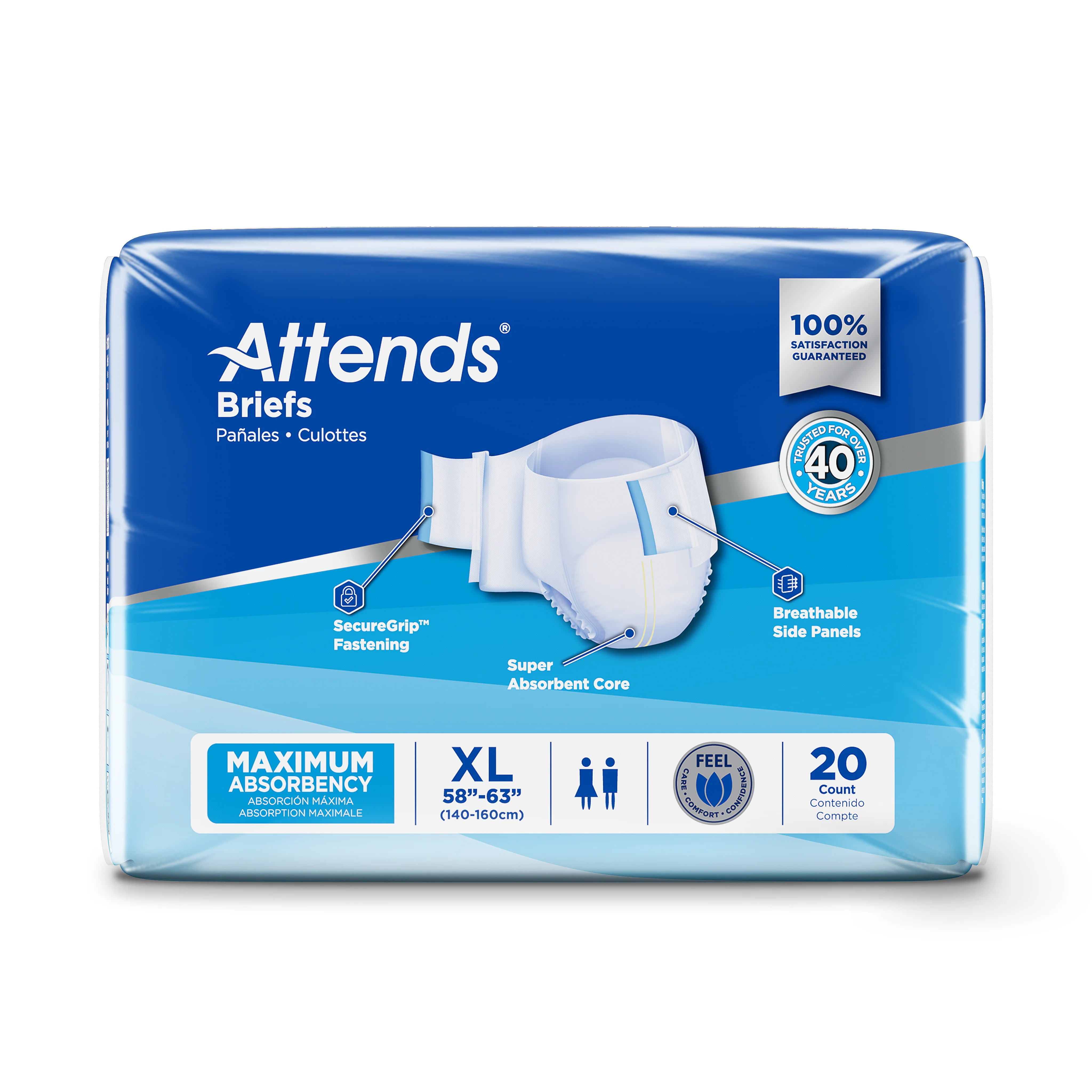 Attends Brief, Maximum Absorbency - Image 6