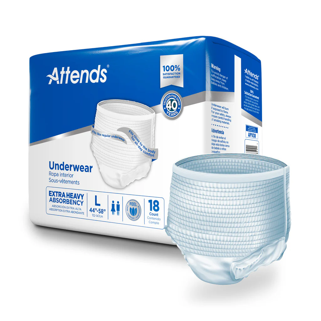 Attends Underwear, Extra Heavy Absorbency - Image 2