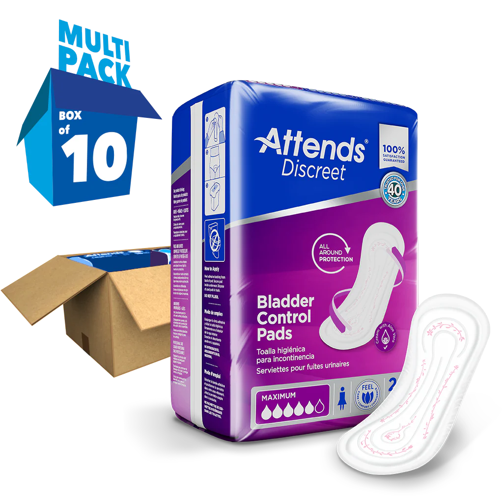 Attends Discreet Women's Maximum Pads - Image 8