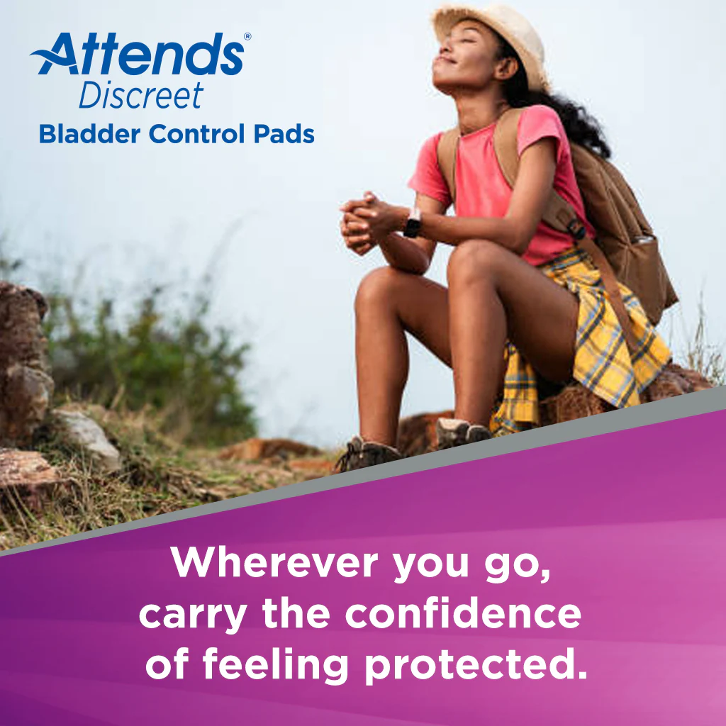 Attends Discreet Women's Moderate Pads - Image 6