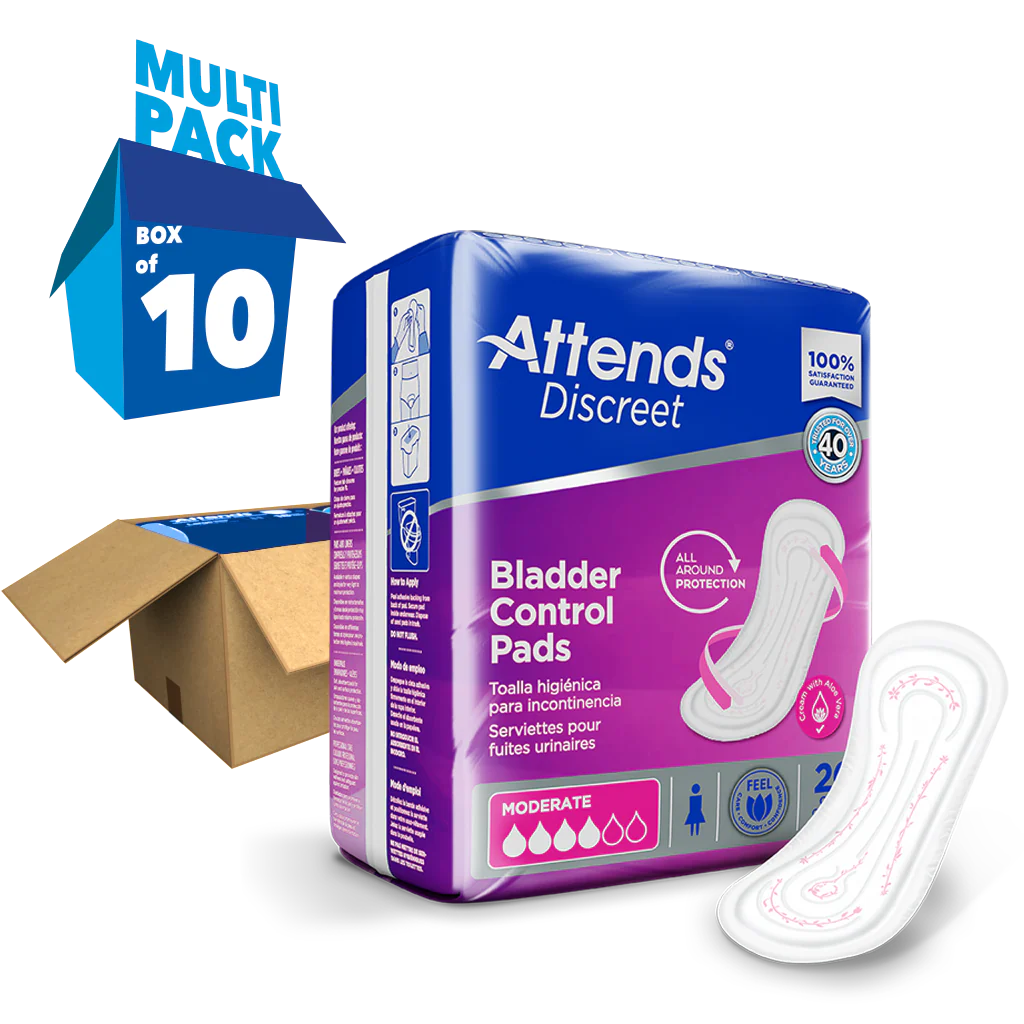 Attends Discreet Women's Moderate Pads - Image 8