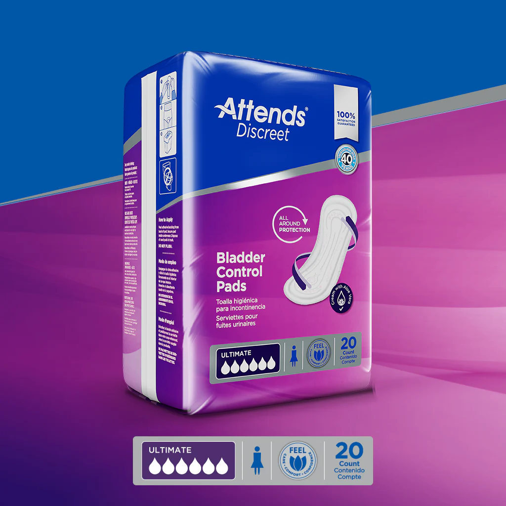 Attends Discreet Women's Ultimate Pads - Image 2