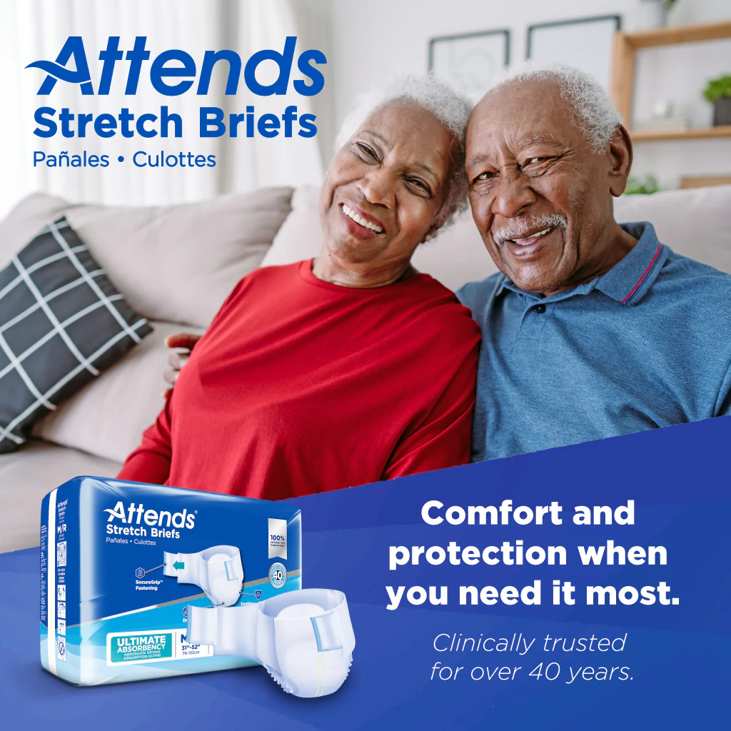 Attends Stretch Brief, Ultimate Absorbency - Image 11