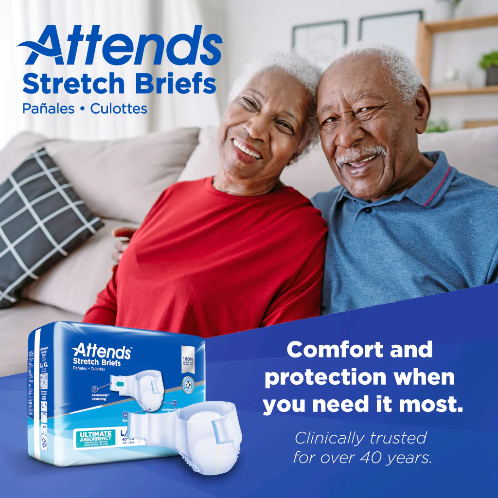 Attends Stretch Brief, Ultimate Absorbency - Image 12