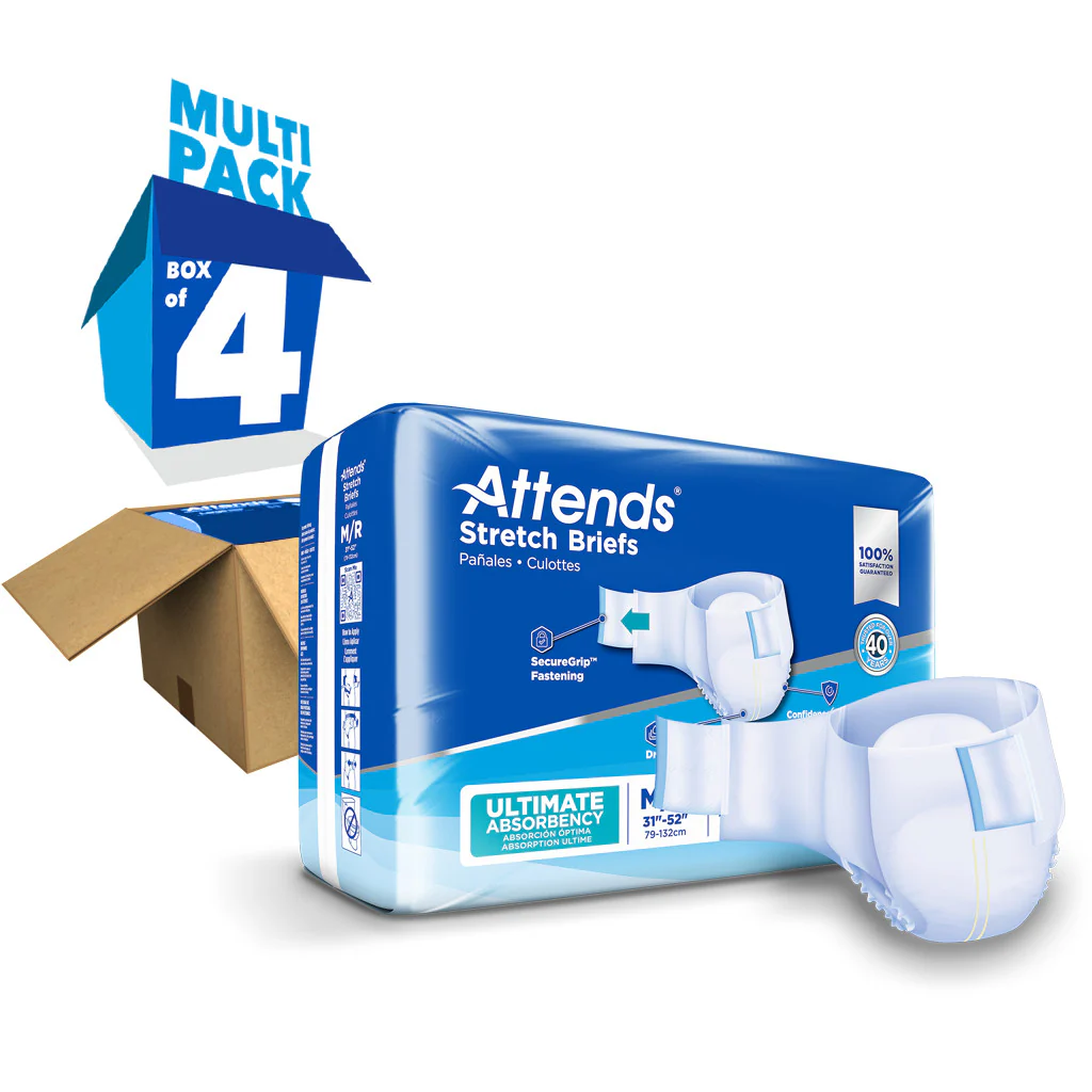 Attends Stretch Brief, Ultimate Absorbency - Image 13