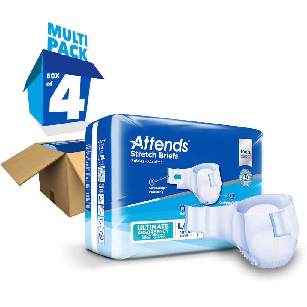 Attends Stretch Brief, Ultimate Absorbency - Image 14