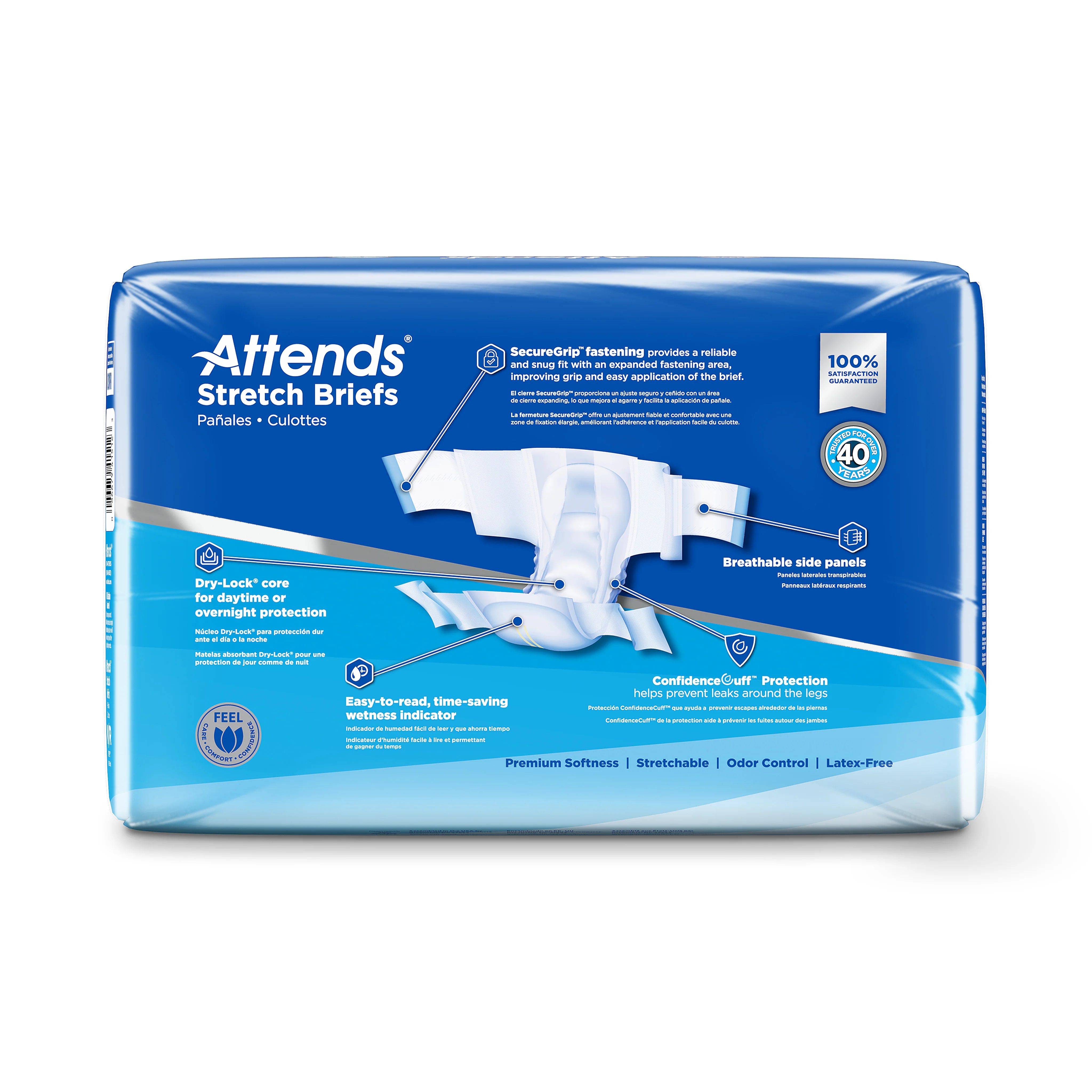 Attends Stretch Brief, Ultimate Absorbency - Image 5