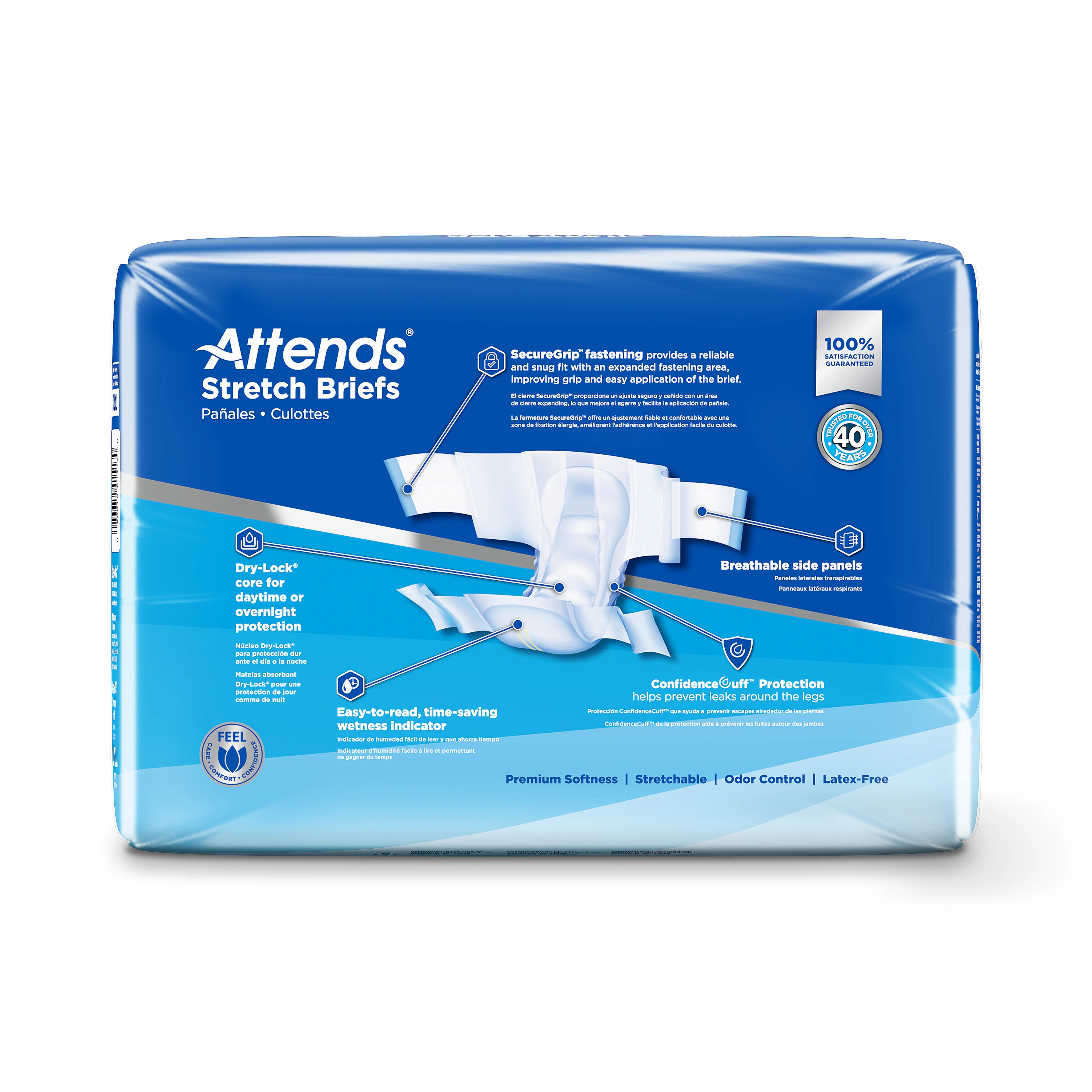 Attends Stretch Brief, Ultimate Absorbency - Image 6