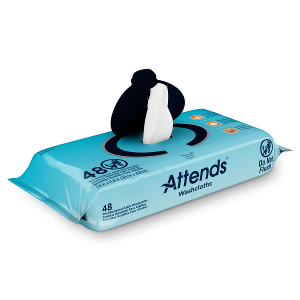 Attends Washcloths Scented, On-the-Go Pack - Image 2