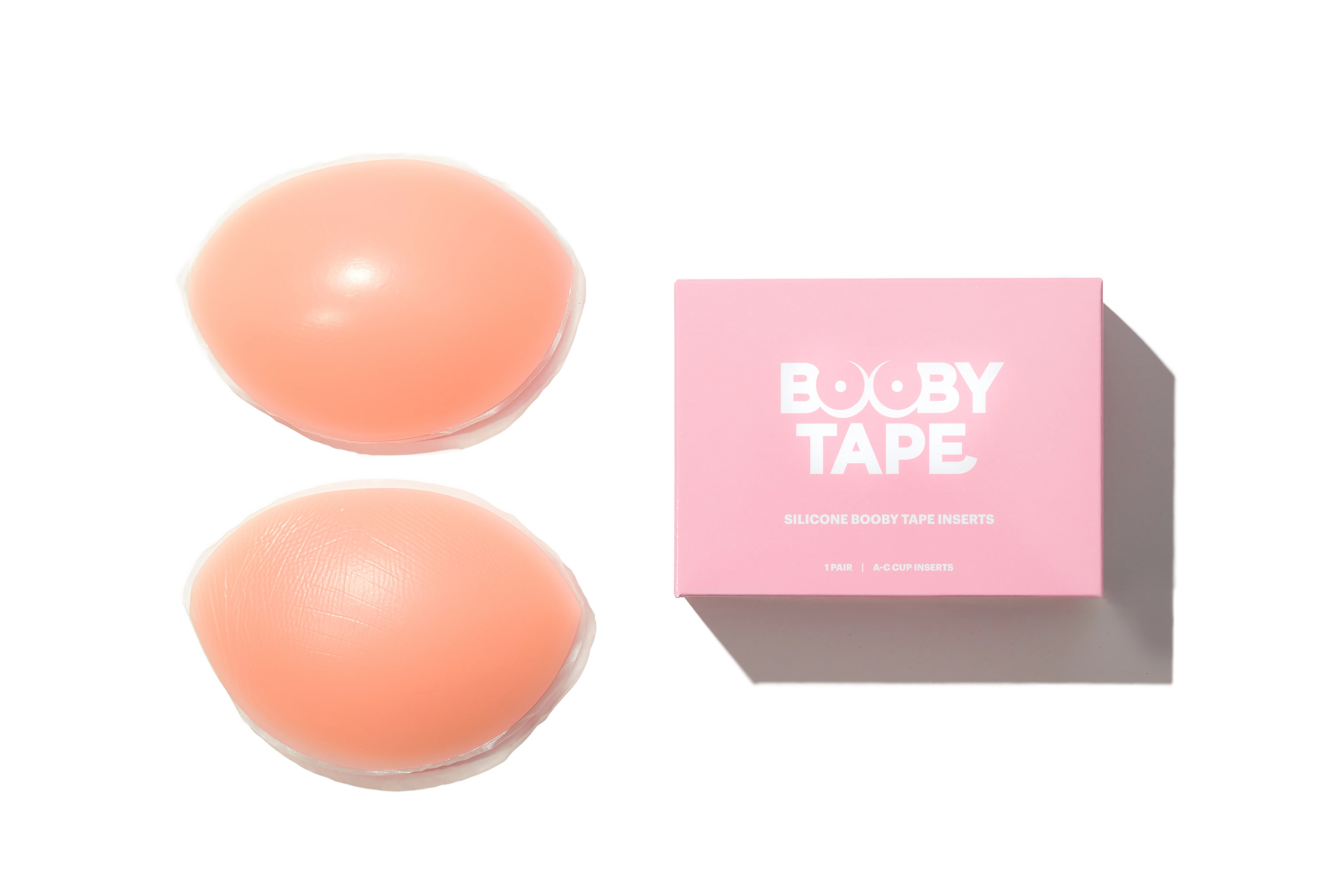 Booby Tape Silicone Breast Inserts, Reusable Push Up Breast Enhancer Pads for the Perfect Breast Lift and Cleavage, Latex-Free, A-F Cup Size, 1 Pair - Image 3