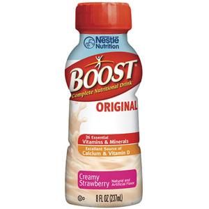 Boost 06763600 Original Nutritional Creamy Strawberry Drink Case of 24
