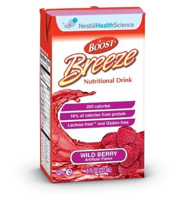 Boost Kid Essentials Breeze Nutritional Supplement Drink Wild Berry 8 fl oz Carton - 1 Each