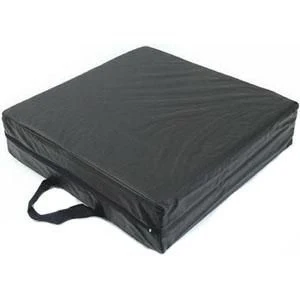 Briggs Healthcare/Mabis Deluxe Seat Lift Cushion: Black, 16" x 16" x 4", 1 Count