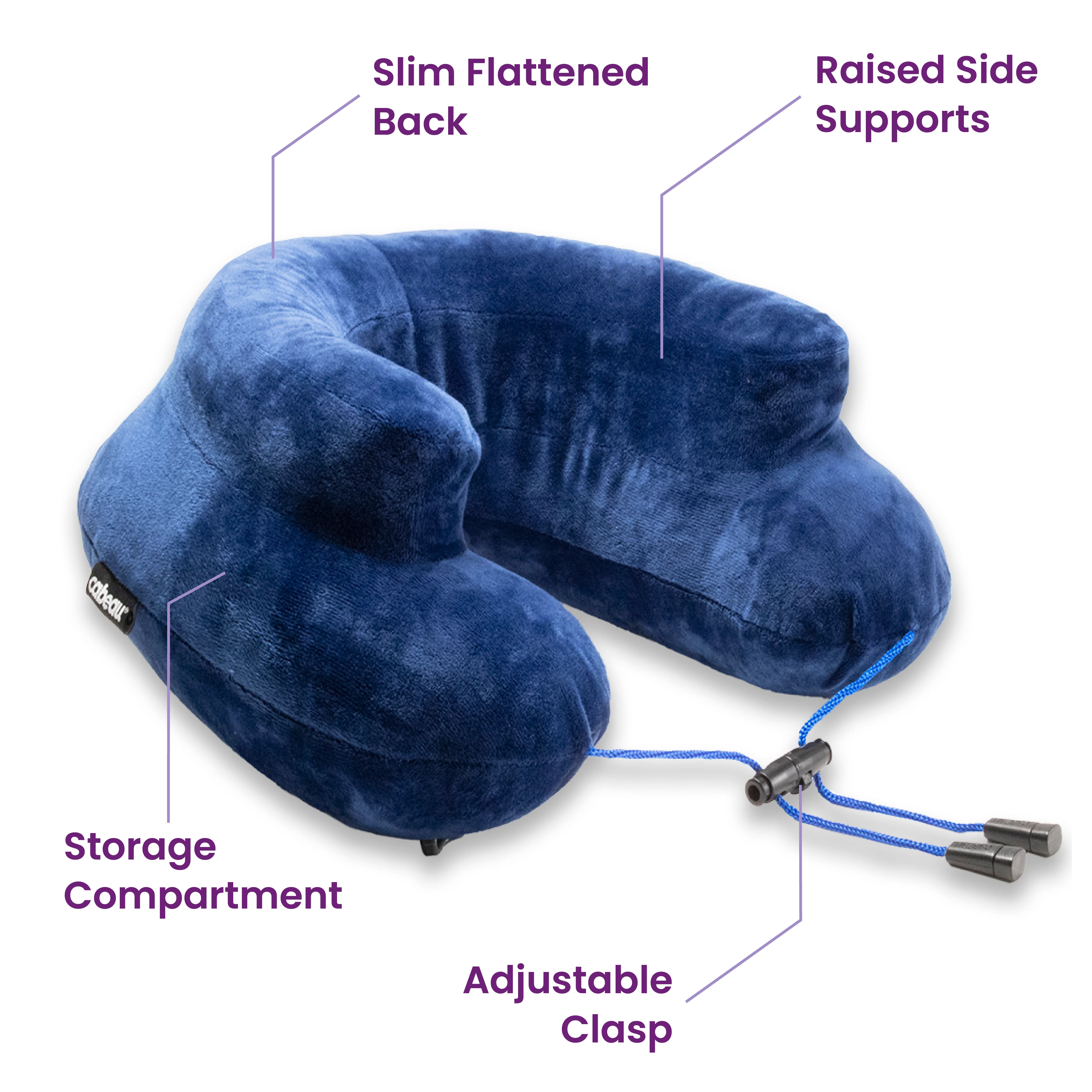 Cabeau Air Evolution Inflatable Travel Neck Pillow, Adjustable, One Size - Image 10