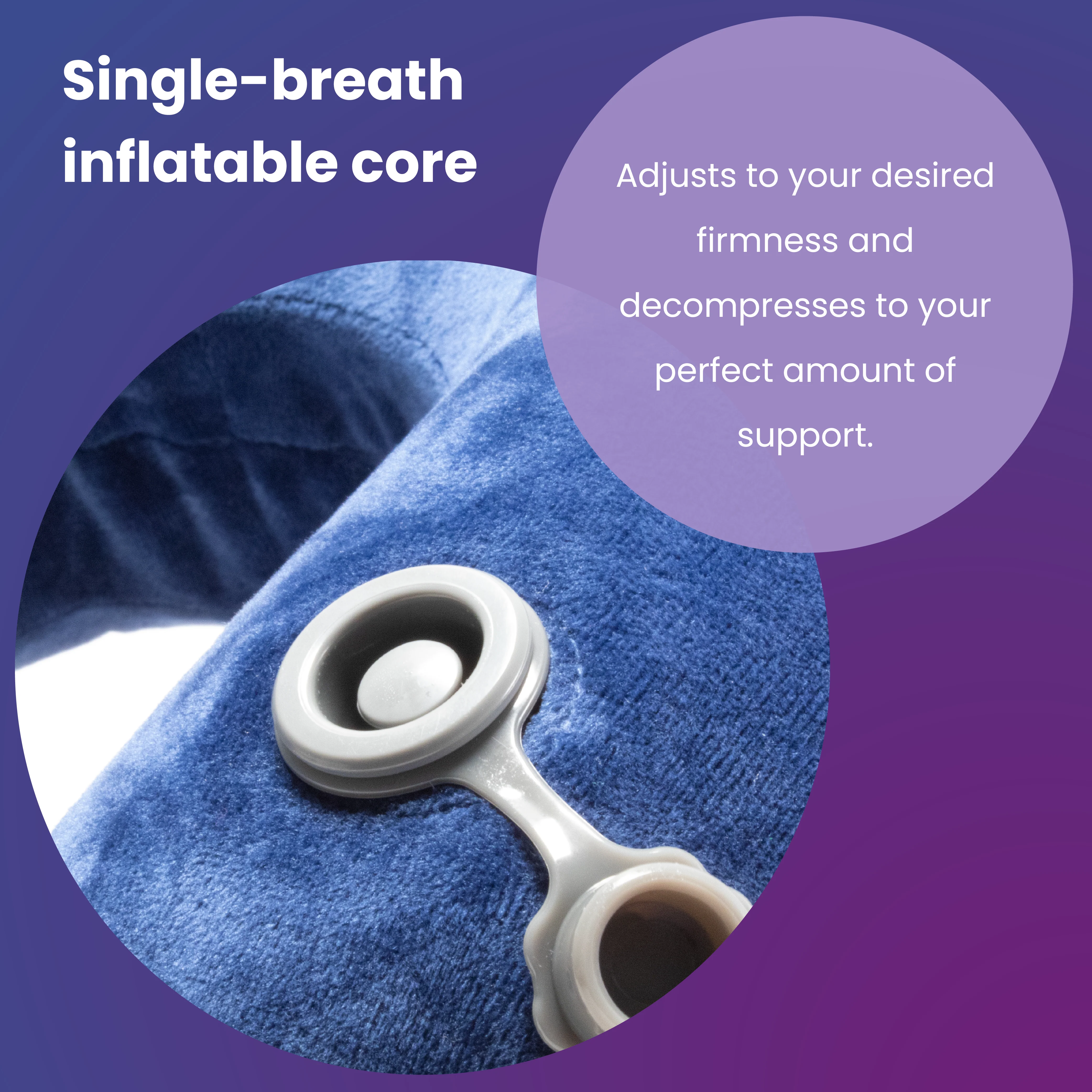 Cabeau Air Evolution Inflatable Travel Neck Pillow, Adjustable, One Size - Image 11