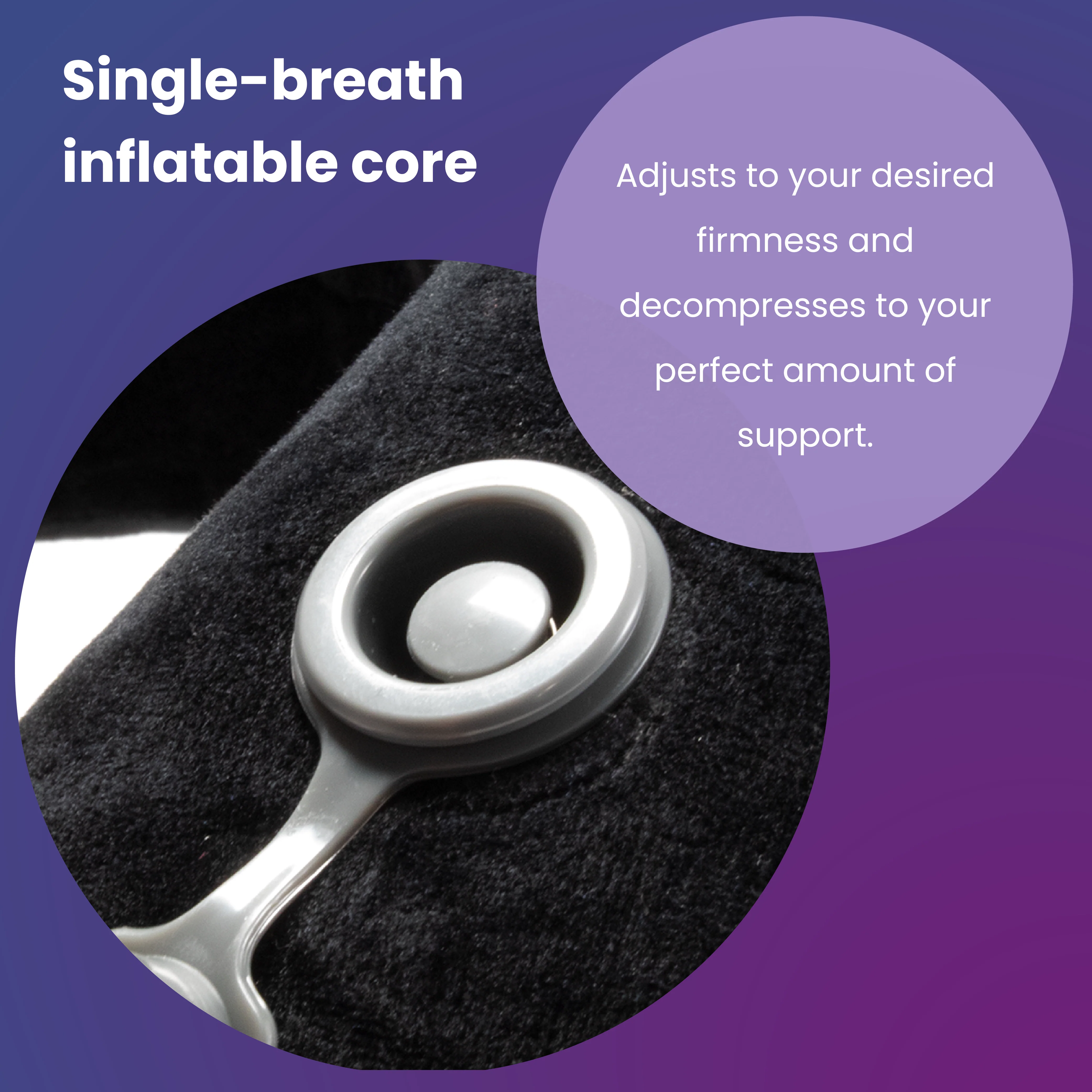 Cabeau Air Evolution Inflatable Travel Neck Pillow, Adjustable, One Size - Image 3