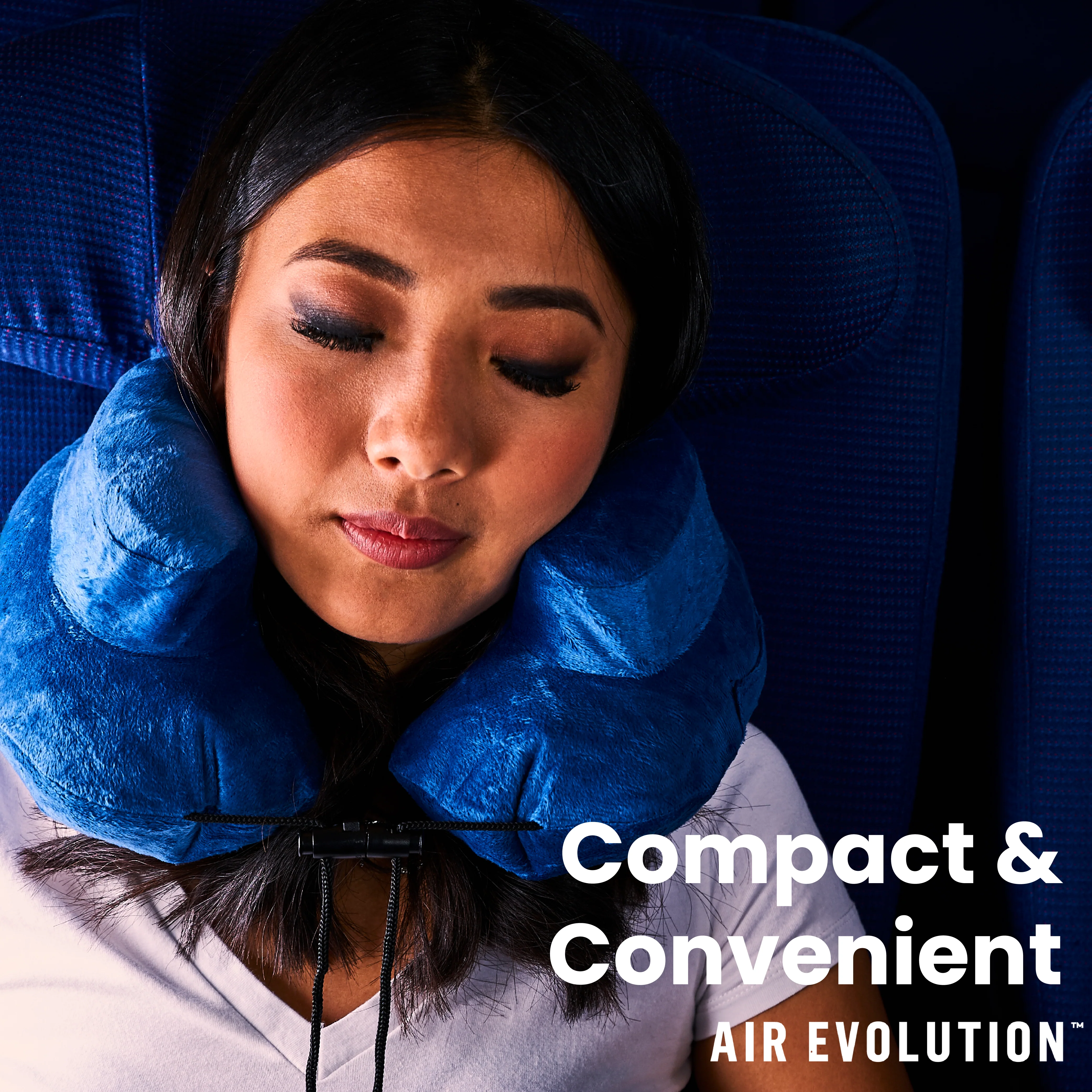 Cabeau Air Evolution Inflatable Travel Neck Pillow, Adjustable, One Size - Image 6