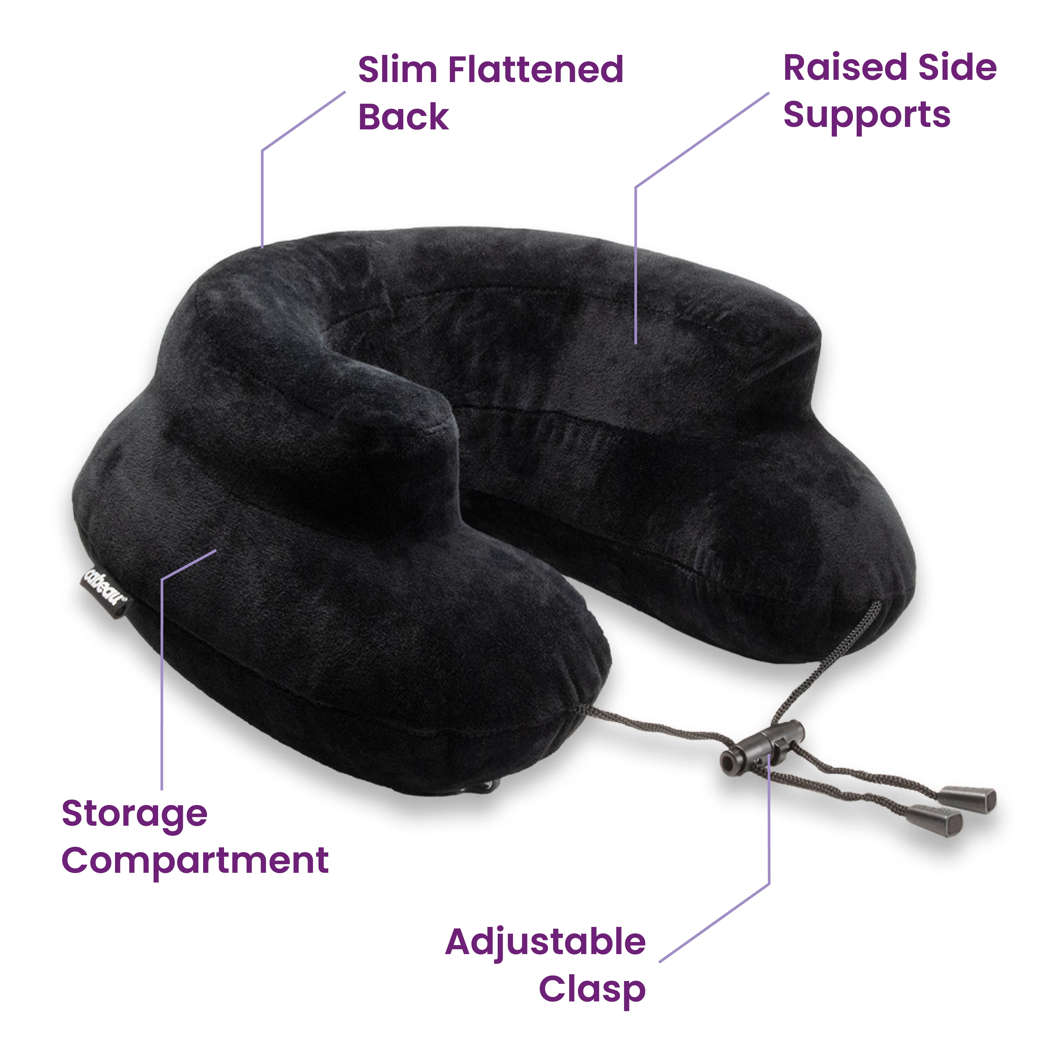Cabeau Air Evolution Inflatable Travel Neck Pillow, Adjustable, One Size - Image 8