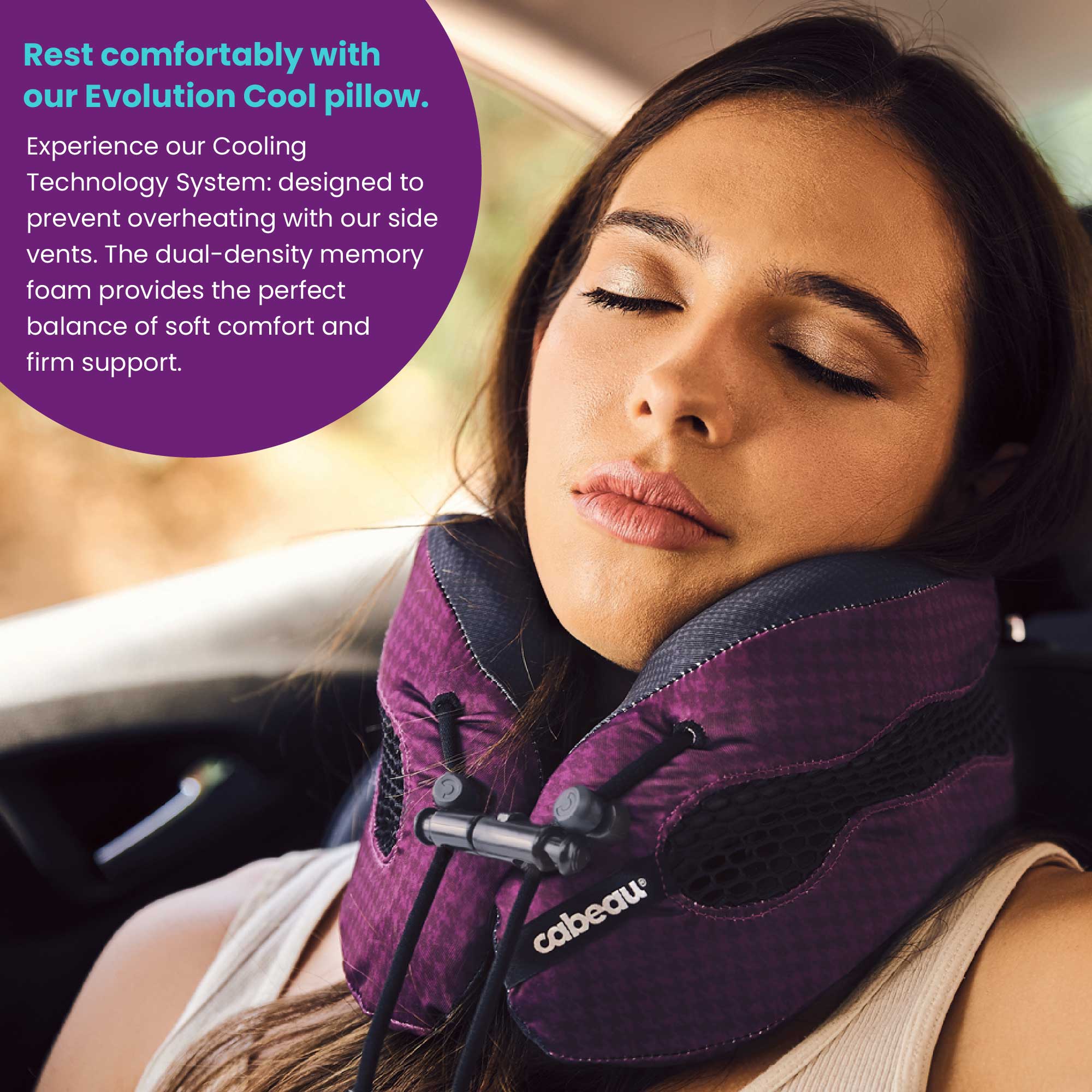 Cabeau Evolution Cool Memory Foam Travel Neck Pillow, One Size - Image 22