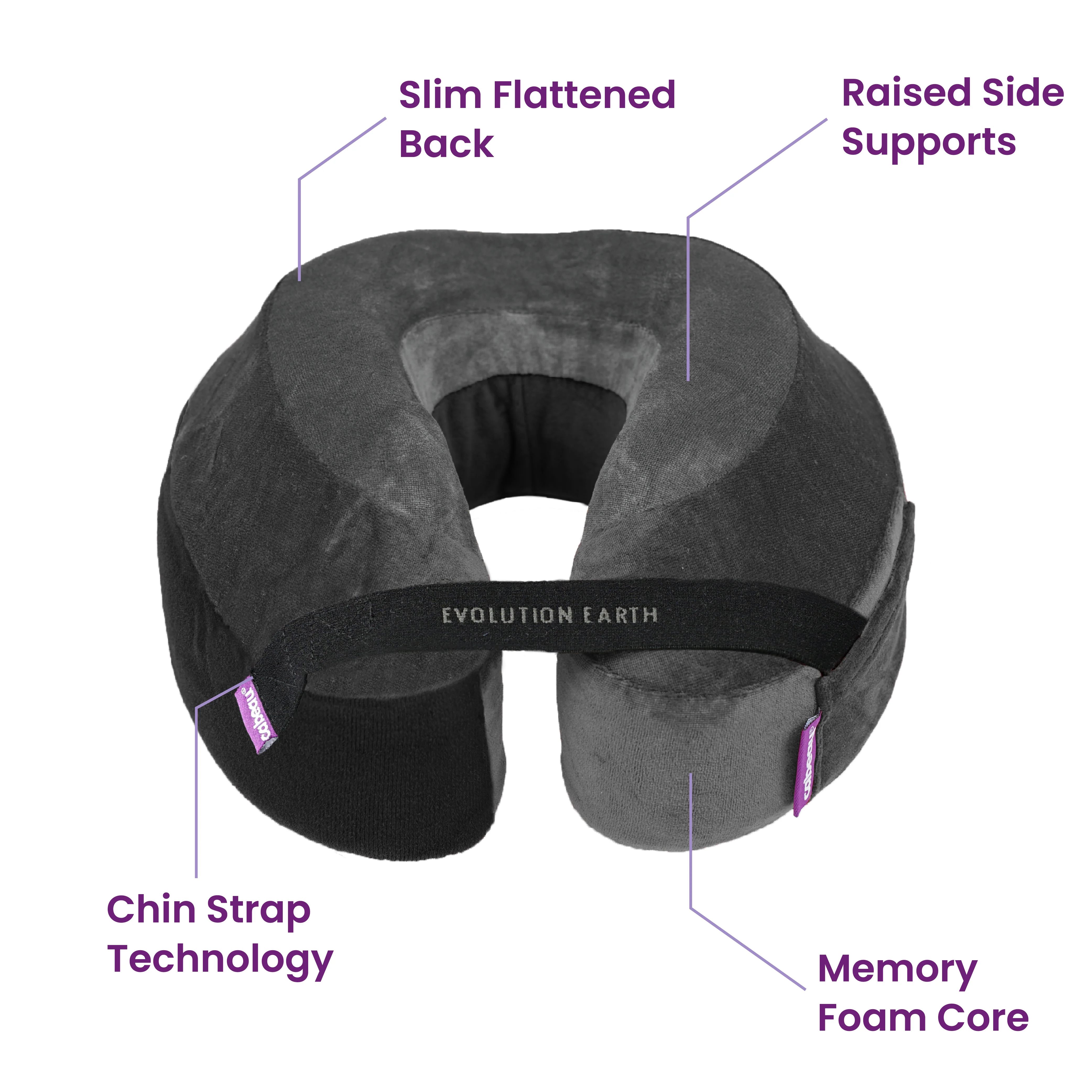 Cabeau Evolution Earth Memory Foam Travel Neck Pillow, One Size, Multiple Colors - Image 16