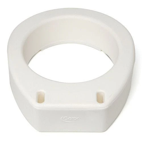 Carex Toilet Seat Elevator: 3.5", Elongated White