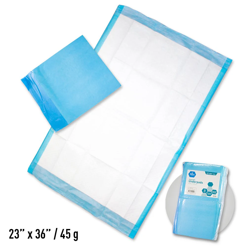 Chux Underpad: 150 Count, Blue, 23" x 36" - Image 2