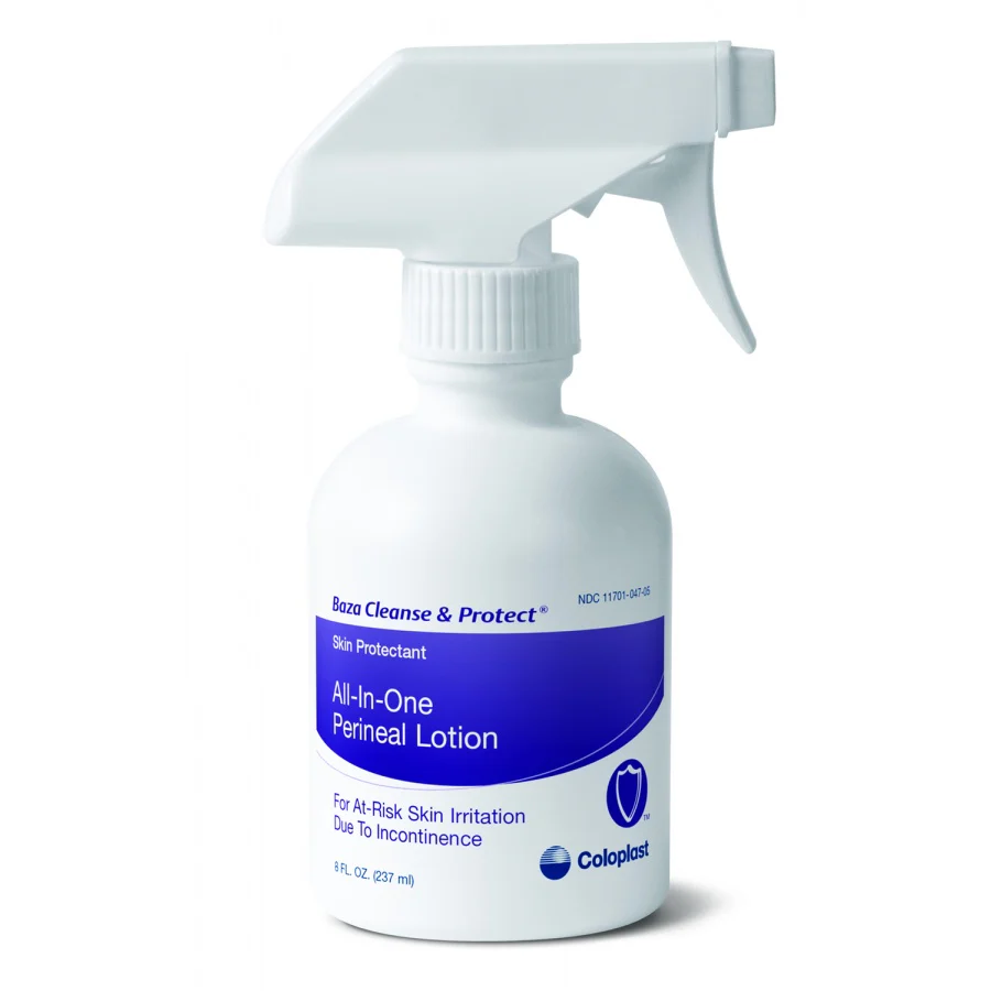 Coloplast Baza Cleanse and Protect Perineal Odor Control Lotion: Unscented, 8 fl oz/237 mL, 1 Count - Image 2