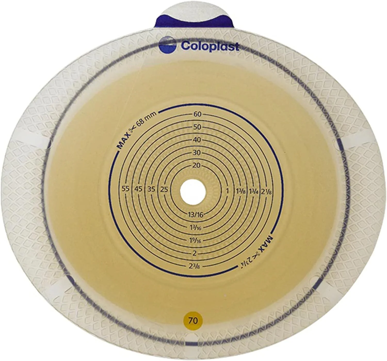 Coloplast SenSura Flex Xpro Two-Piece Skin Barrier, Extended Wear, 2-3/4" Flange, 3/8" to 2-3/4" Stoma, Box of 10