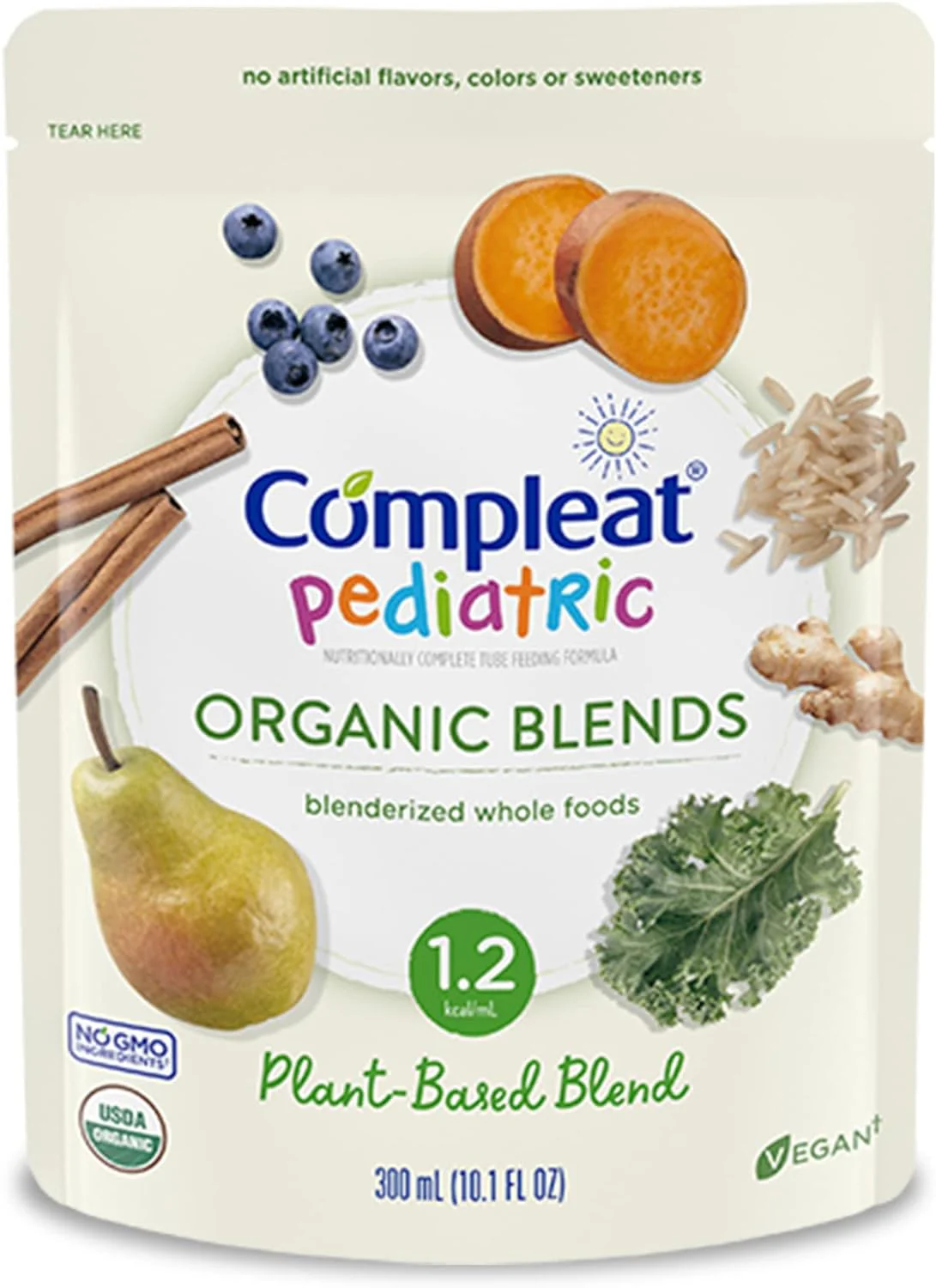 COMPLEAT Pediatric Organic Blends, Plant Based Blend, 10.1 fl. oz