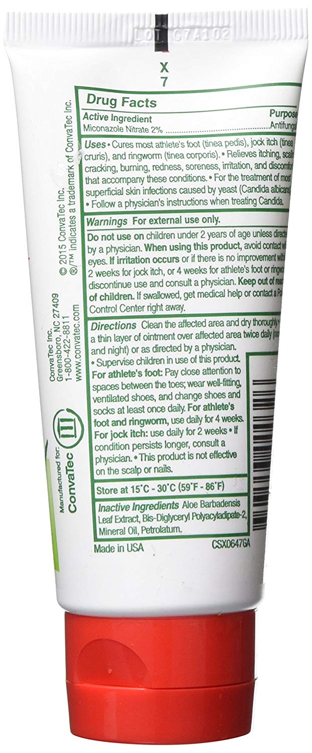 ConvaTec Aloe Vesta 2-in-1 Antifungal Ointment: 1 Count, 5 oz