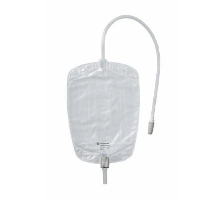 Conveen Security+ Urinary Leg Bag, Anti-Reflux Valve, 800 mL, Polyethylene, 1 Bag