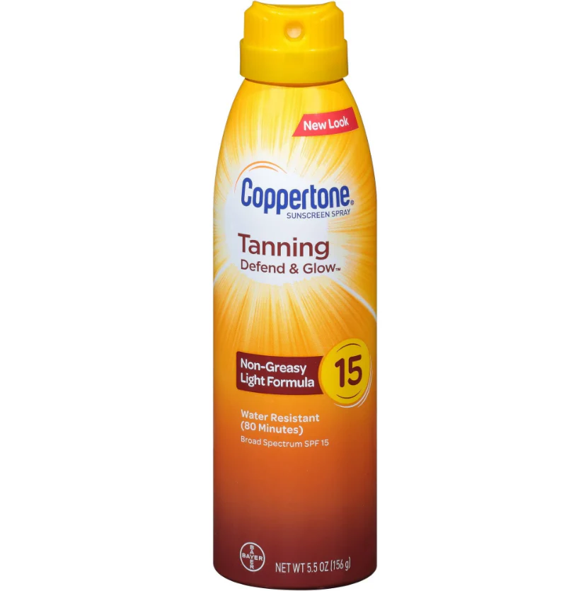 Coppertone 041100006813 Tanning C Spray SPF 15, 1 Each - Image 2