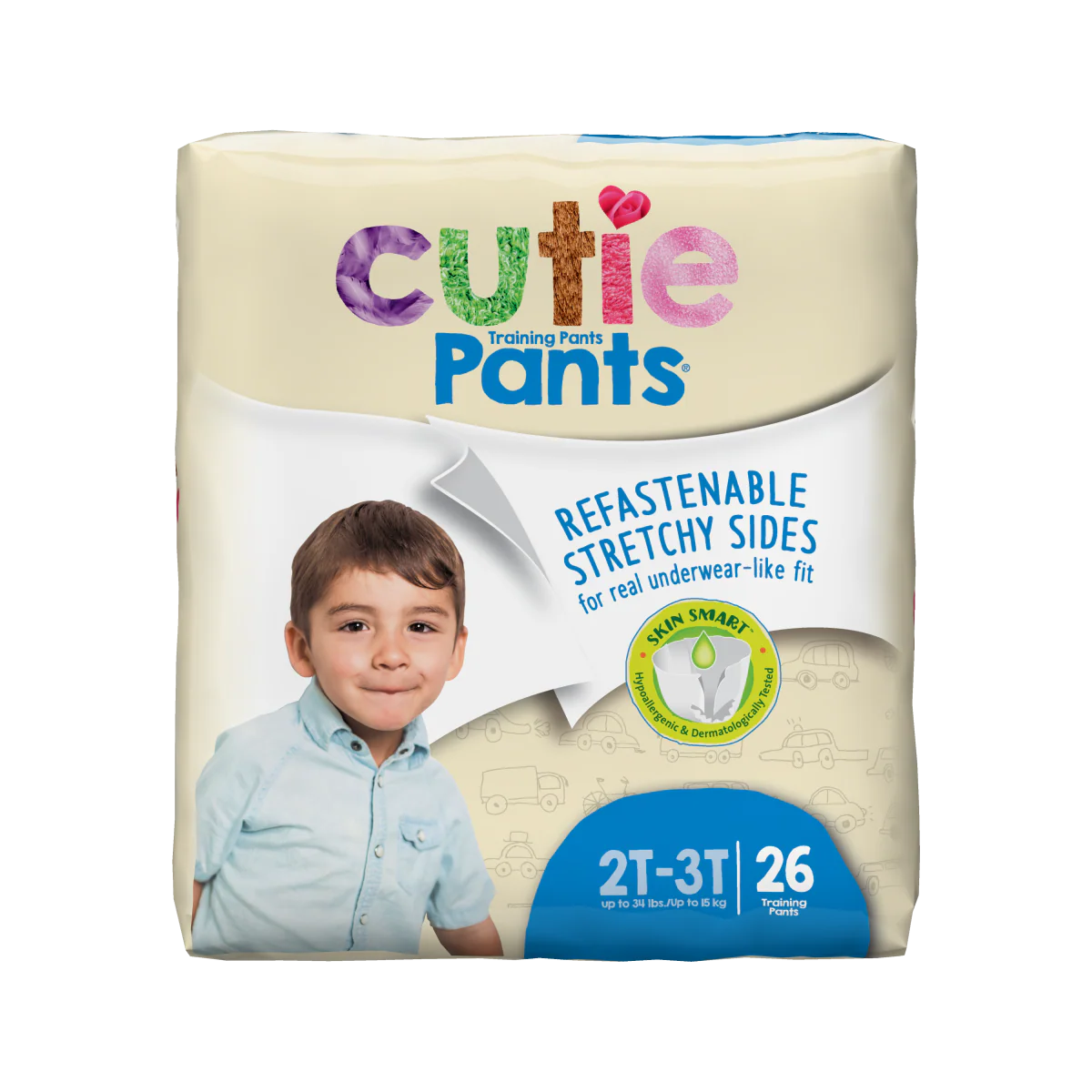 Cutie Pant Training Pant - Boy 2T-3T, Pack of 26 - Image 6