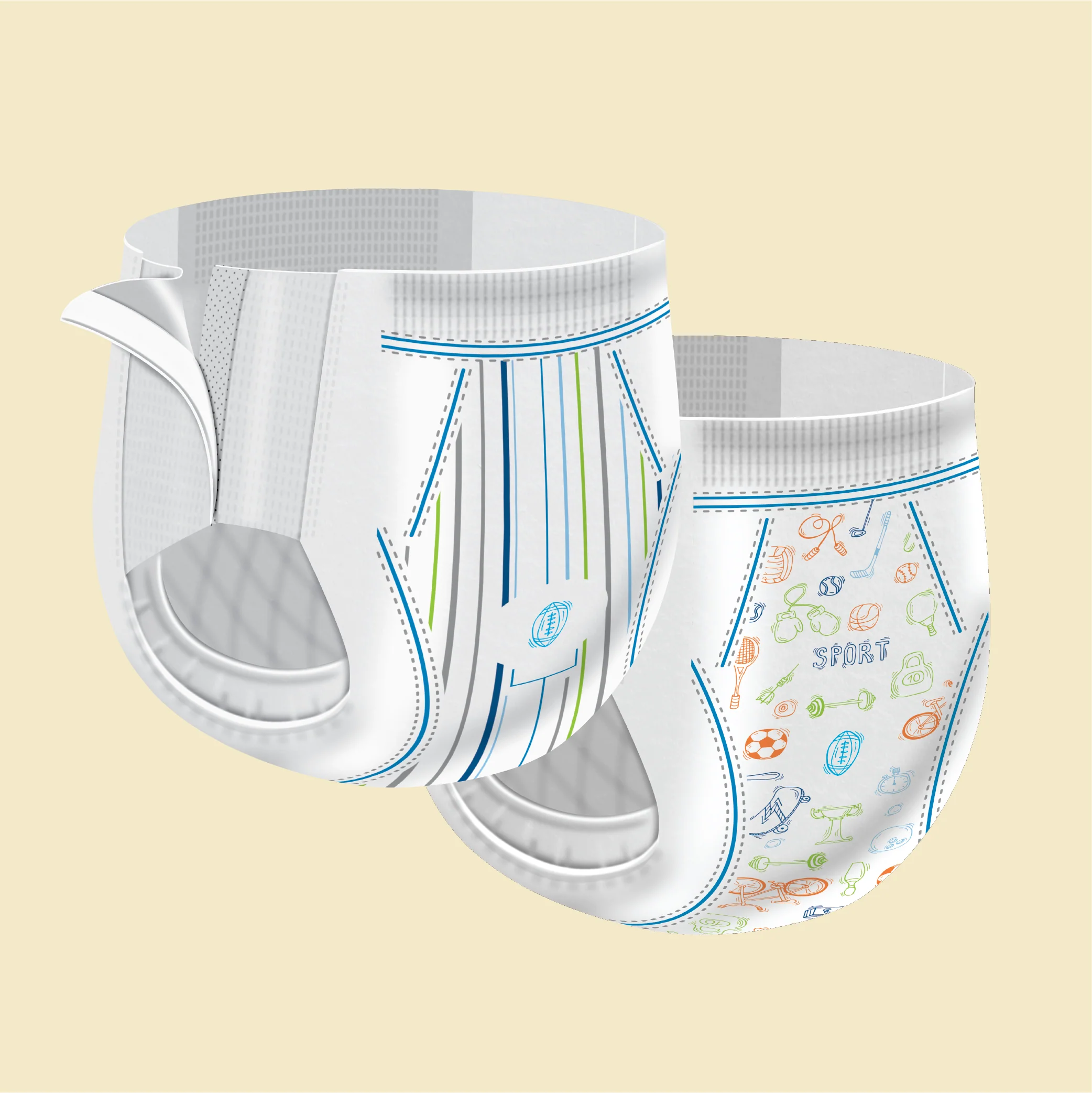 Cutie Pant Training Pant - Boy 3T-4T, Pack of 23 - Image 2