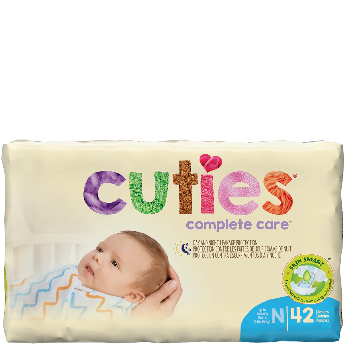Cuties Complete Care Diapers, Skin Smart, Absorbent, Hypoallergenic, Flexible and Secure Tabs, Comes in Multiple Sizes - Image 113