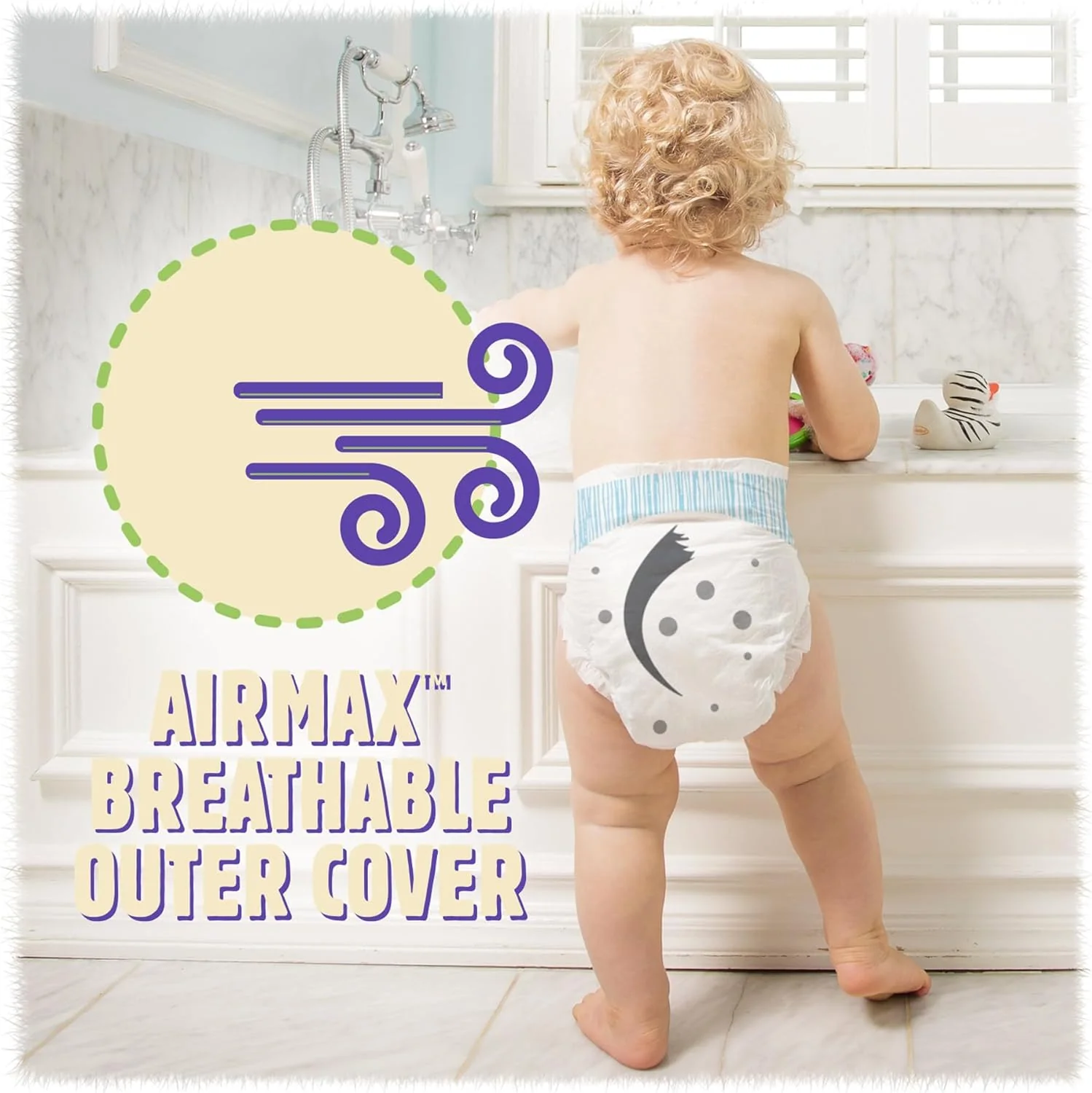 Cuties Complete Care Diapers, Skin Smart, Absorbent, Hypoallergenic, Flexible and Secure Tabs, Comes in Multiple Sizes - Image 5